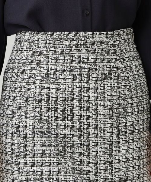 COUP DE CHANCE / クードシャンス スカート | 【日本製/セットアップ】ファンシーツィードのセミAラインスカート | 詳細20