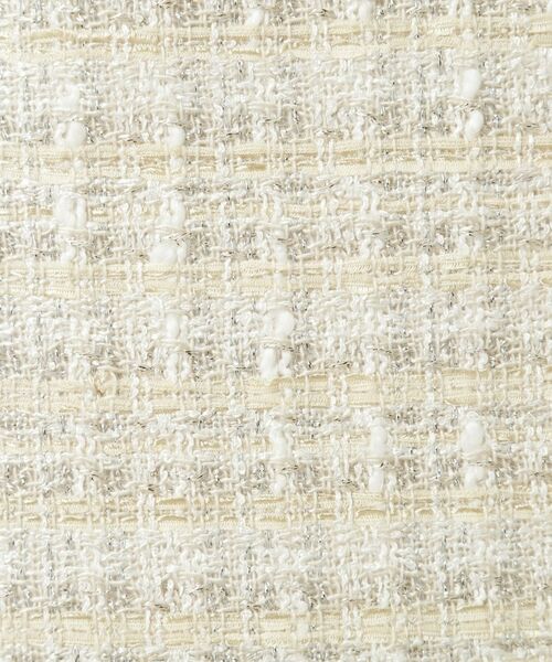 COUP DE CHANCE / クードシャンス スカート | 【日本製/セットアップ】ファンシーツィードのセミAラインスカート | 詳細4