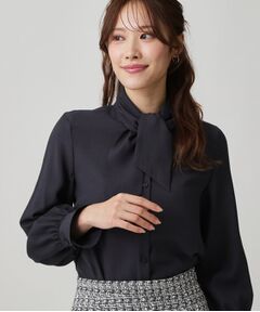 COUP DE CHANCE / クードシャンス シャツ・ブラウス | 【手洗い可／日本製】シアーリボンブラウス