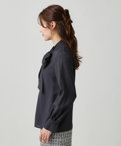 COUP DE CHANCE / クードシャンス シャツ・ブラウス | 【手洗い可／日本製】シアーリボンブラウス | 詳細10