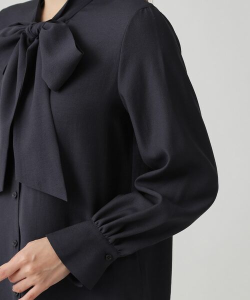 COUP DE CHANCE / クードシャンス シャツ・ブラウス | 【手洗い可／日本製】シアーリボンブラウス | 詳細13