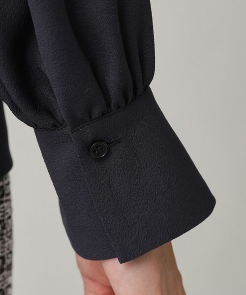 COUP DE CHANCE / クードシャンス シャツ・ブラウス | 【手洗い可／日本製】シアーリボンブラウス | 詳細14