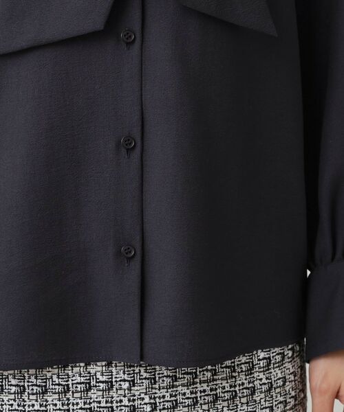 COUP DE CHANCE / クードシャンス シャツ・ブラウス | 【手洗い可／日本製】シアーリボンブラウス | 詳細15