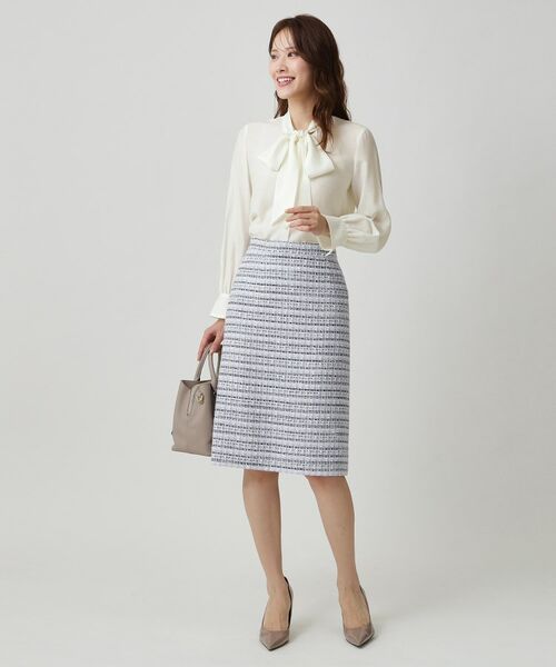 COUP DE CHANCE / クードシャンス シャツ・ブラウス | 【手洗い可／日本製】シアーリボンブラウス | 詳細3