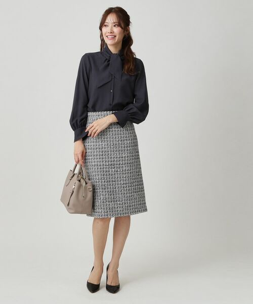 COUP DE CHANCE / クードシャンス シャツ・ブラウス | 【手洗い可／日本製】シアーリボンブラウス | 詳細6