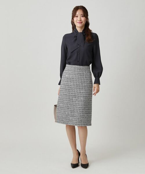 COUP DE CHANCE / クードシャンス シャツ・ブラウス | 【手洗い可／日本製】シアーリボンブラウス | 詳細7