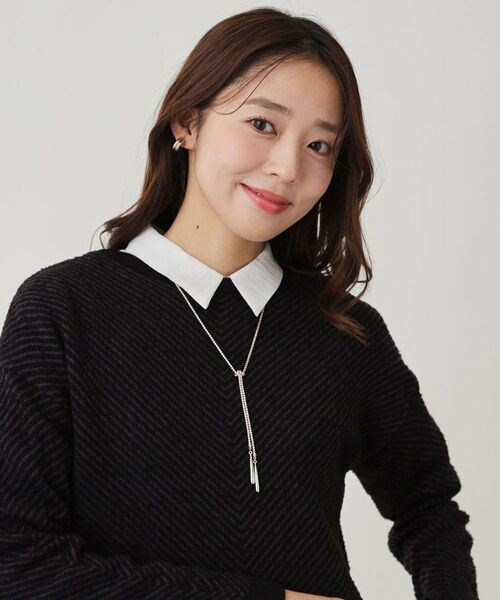 COUP DE CHANCE / クードシャンス ネックレス・ペンダント・チョーカー | スイングダイヤチェーン／キラキラ／大人ネックレス／華やか | 詳細5