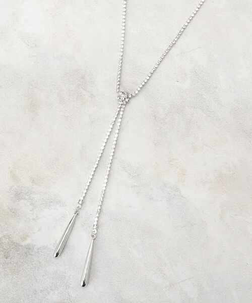 COUP DE CHANCE / クードシャンス ネックレス・ペンダント・チョーカー | スイングダイヤチェーン／キラキラ／大人ネックレス／華やか（シルバー(006)）