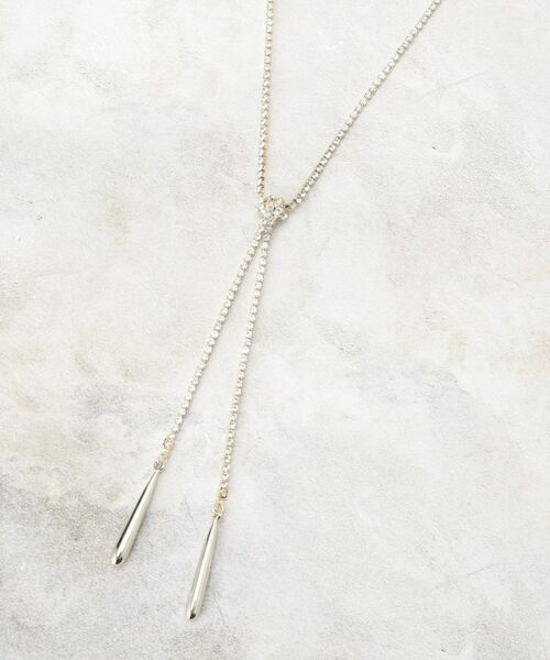 COUP DE CHANCE / クードシャンス ネックレス・ペンダント・チョーカー | スイングダイヤチェーン／キラキラ／大人ネックレス／華やか（ゴールド(007)）