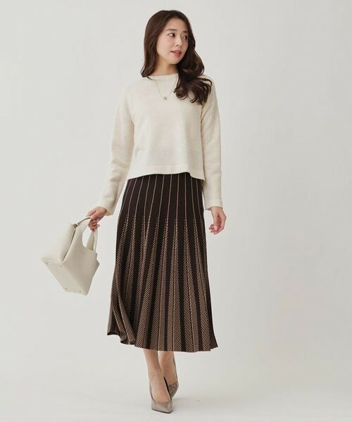 COUP DE CHANCE / クードシャンス ニット・セーター | 【手洗い可】ジャガートニットトップス | 詳細6