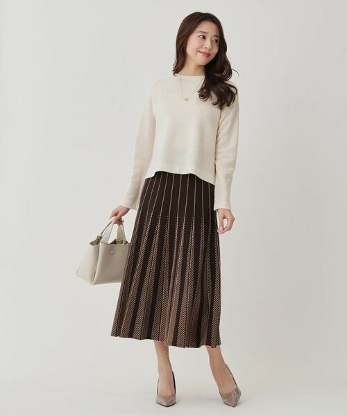 COUP DE CHANCE / クードシャンス ニット・セーター | 【手洗い可】ジャガートニットトップス | 詳細7