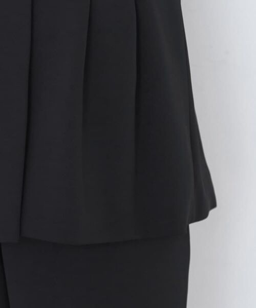 COUP DE CHANCE / クードシャンス ベスト | 【手洗い可／日本製／伸縮性／セットアップ可】カラーレスのジレ | 詳細24