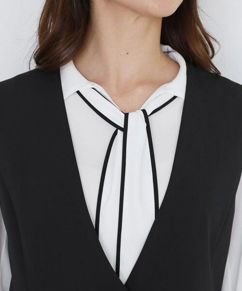 COUP DE CHANCE / クードシャンス ベスト | 【手洗い可／日本製／セットアップ可】カラーレスジレ | 詳細26