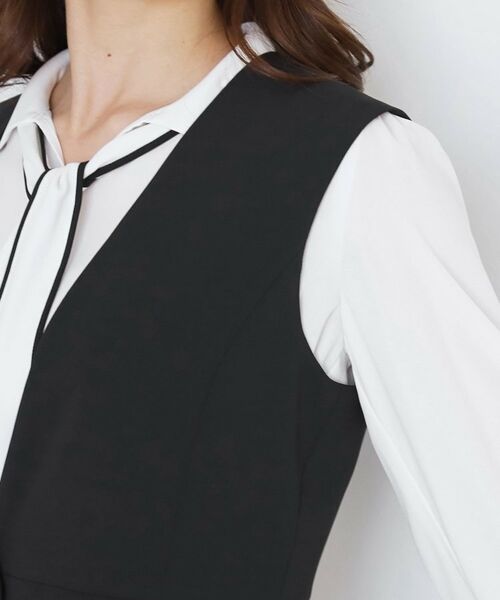 COUP DE CHANCE / クードシャンス ベスト | 【手洗い可／日本製／セットアップ可】カラーレスジレ | 詳細27