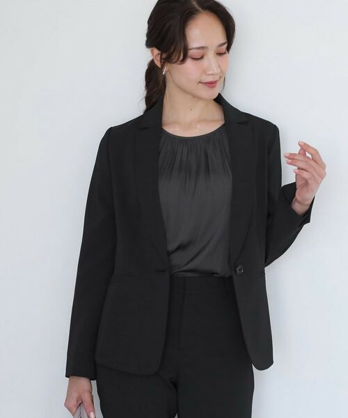 COUP DE CHANCE / クードシャンス テーラードジャケット | 【手洗い可/日本製/伸縮性/スーツ可】テーラードジャケット | 詳細1