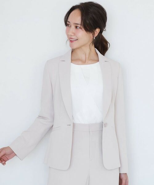 COUP DE CHANCE / クードシャンス テーラードジャケット | 【手洗い可/日本製/伸縮性/スーツ可】テーラードジャケット | 詳細5