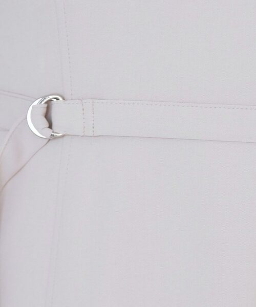 COUP DE CHANCE / クードシャンス ロング・マキシ丈ワンピース | 【手洗い可/日本製/伸縮性/セットアップ可】共地ベルト付フレアーワンピース | 詳細12