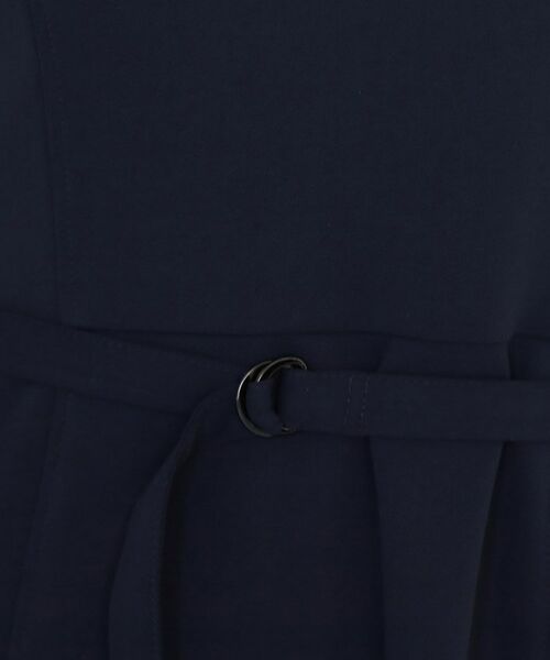 COUP DE CHANCE / クードシャンス ロング・マキシ丈ワンピース | 【手洗い可/日本製/伸縮性/セットアップ可】共地ベルト付フレアーワンピース | 詳細18