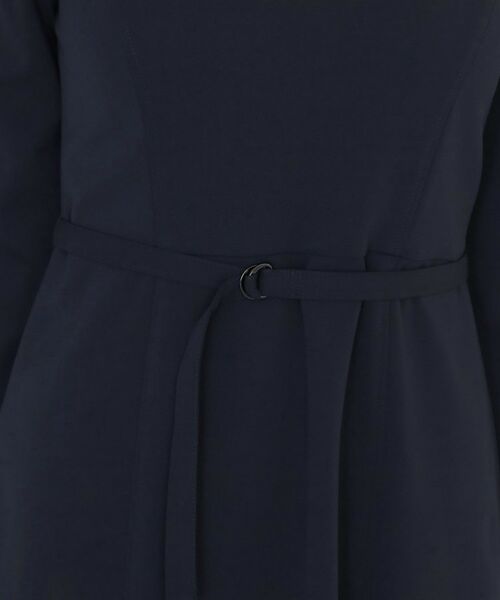 COUP DE CHANCE / クードシャンス ロング・マキシ丈ワンピース | 【手洗い可/日本製/伸縮性/セットアップ可】共地ベルト付フレアーワンピース | 詳細26