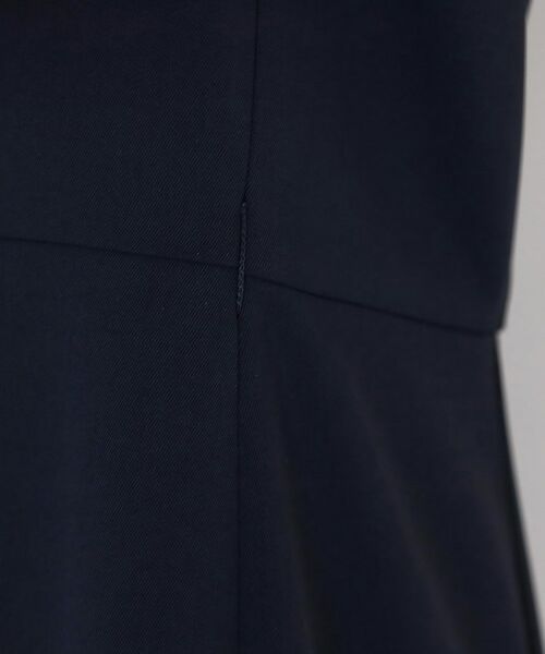 COUP DE CHANCE / クードシャンス ロング・マキシ丈ワンピース | 【手洗い可/日本製/伸縮性/セットアップ可】共地ベルト付フレアーワンピース | 詳細27