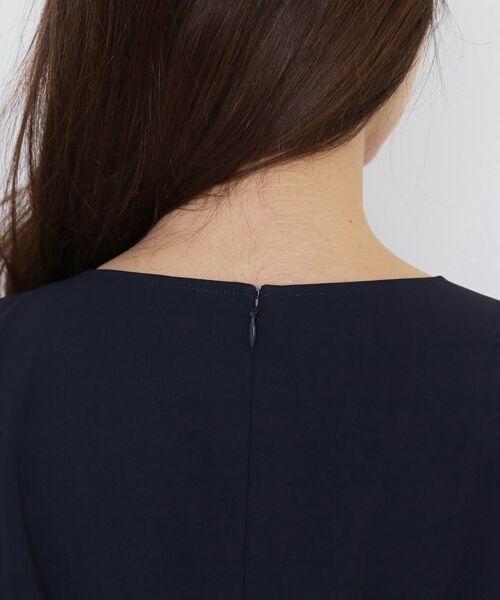 COUP DE CHANCE / クードシャンス ロング・マキシ丈ワンピース | 【手洗い可／日本製／伸縮性／セットアップ可】共地ベルト付フレアーワンピース | 詳細29