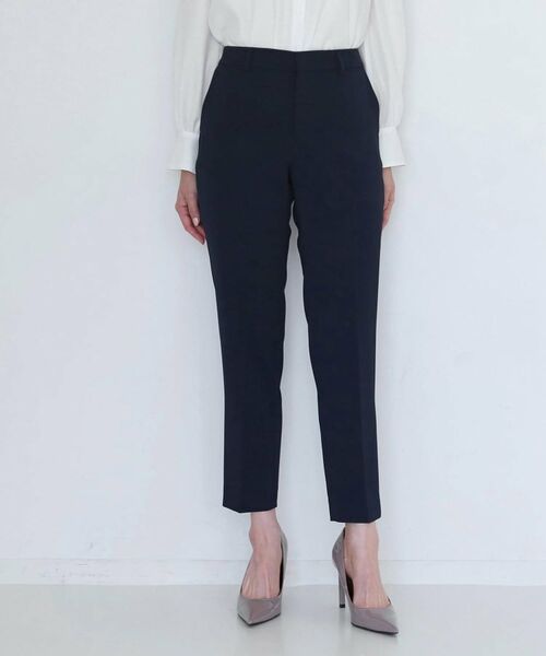 COUP DE CHANCE / クードシャンス パンツ | 【手洗い可/日本製/伸縮性/スーツ可】センタープレス入りテーパードパンツ | 詳細13