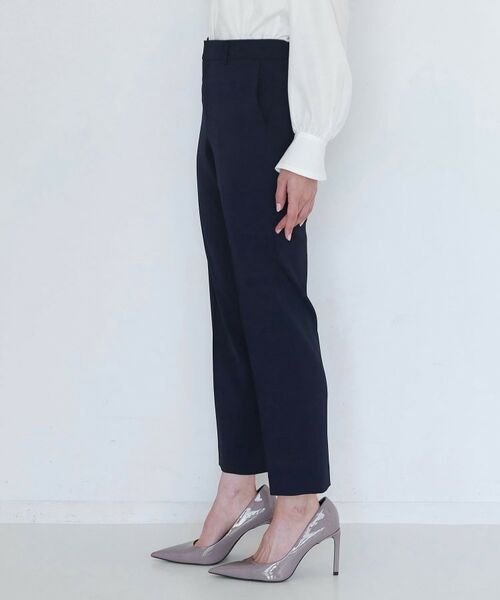 COUP DE CHANCE / クードシャンス パンツ | 【手洗い可/日本製/伸縮性/スーツ可】センタープレス入りテーパードパンツ | 詳細14