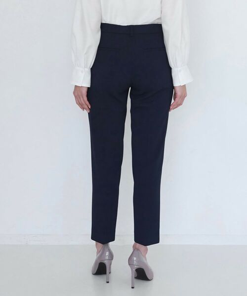 COUP DE CHANCE / クードシャンス パンツ | 【手洗い可／日本製／伸縮性／スーツ可】センタープレス入りテーパードパンツ | 詳細20