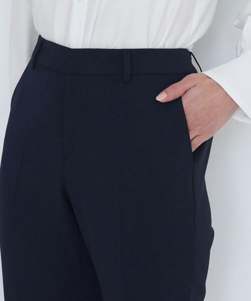 COUP DE CHANCE / クードシャンス パンツ | 【手洗い可／日本製／伸縮性／スーツ可】センタープレス入りテーパードパンツ | 詳細23