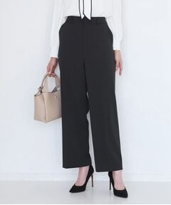 COUP DE CHANCE / クードシャンス パンツ | 【手洗い可／日本製／伸縮性／スーツ可】センタープレス入りストレートワイドパンツ