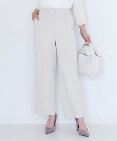 COUP DE CHANCE / クードシャンス パンツ | 【手洗い可／日本製／伸縮性／スーツ可】センタープレス入りストレートワイドパンツ