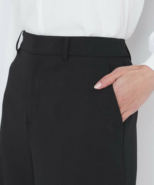 COUP DE CHANCE / クードシャンス パンツ | 【手洗い可/日本製/伸縮性/スーツ可】センタープレス入りストレートワイドパンツ | 詳細18