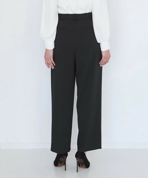 COUP DE CHANCE / クードシャンス パンツ | 【手洗い可／日本製／伸縮性／スーツ可】センタープレス入りストレートワイドパンツ | 詳細20