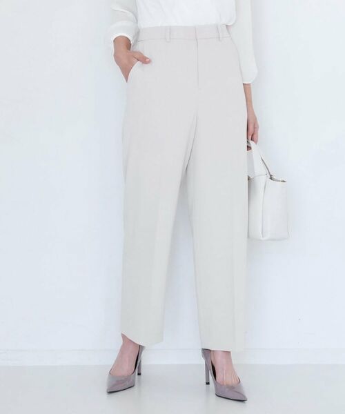 COUP DE CHANCE / クードシャンス パンツ | 【手洗い可/日本製/伸縮性/スーツ可】センタープレス入りストレートワイドパンツ | 詳細5