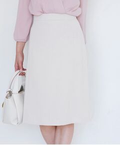 COUP DE CHANCE / クードシャンス ミニ・ひざ丈スカート | 【手洗い可／日本製／伸縮性／スーツ可】セミフレアースカート