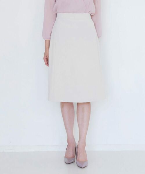 COUP DE CHANCE / クードシャンス ミニ・ひざ丈スカート | 【手洗い可／日本製／伸縮性／スーツ可】セミフレアースカート | 詳細13