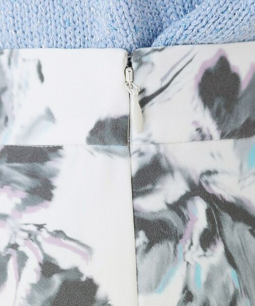 COUP DE CHANCE / クードシャンス スカート | 【手洗い可／日本製／ウエスト後ろゴム】フラワー柄フレアスカート | 詳細17