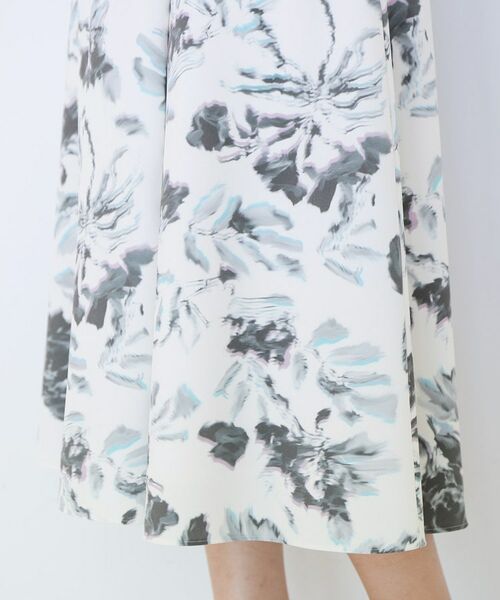 COUP DE CHANCE / クードシャンス スカート | 【手洗い可／日本製／ウエスト後ろゴム】フラワー柄フレアスカート | 詳細19