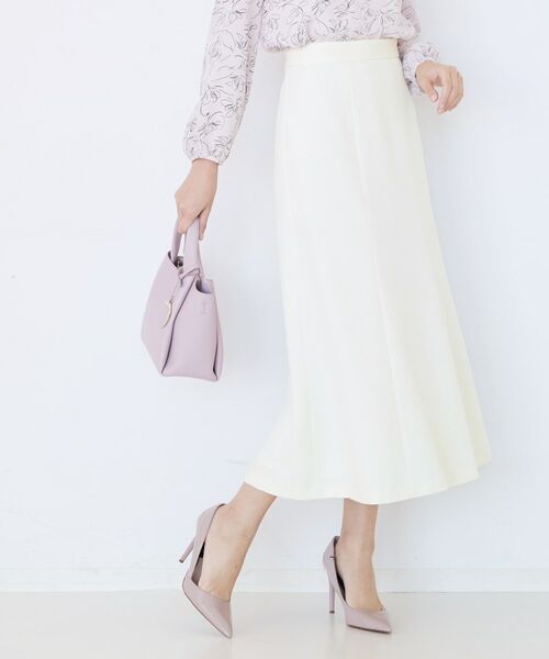 COUP DE CHANCE / クードシャンス スカート | 【手洗い可／日本製／ウエスト後ろゴム仕様】マーメイドシルエットのスカート | 詳細1