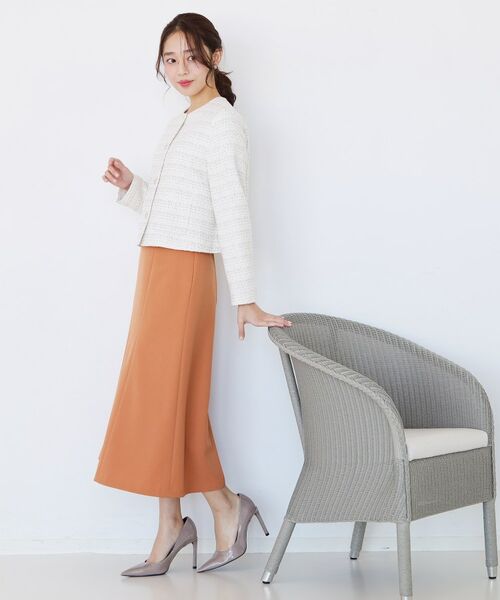 COUP DE CHANCE / クードシャンス スカート | 【手洗い可／日本製／ウエスト後ろゴム仕様】マーメイドシルエットのスカート | 詳細11