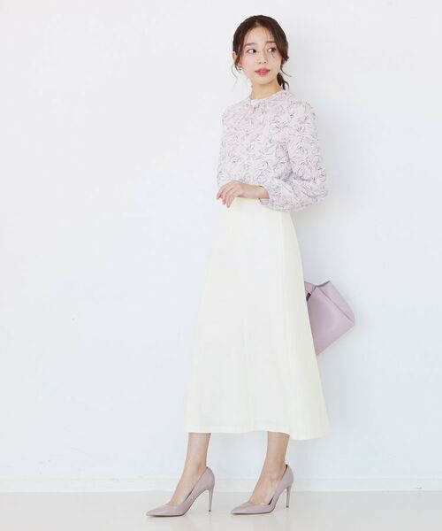 COUP DE CHANCE / クードシャンス スカート | 【手洗い可／日本製／ウエスト後ろゴム仕様】マーメイドシルエットのスカート | 詳細3