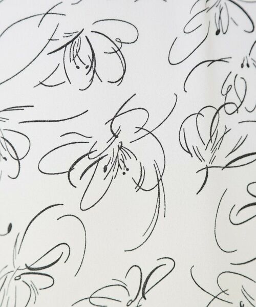 COUP DE CHANCE / クードシャンス シャツ・ブラウス | 【手洗い可／日本製／一枚着／ジャケットイン】花柄モックネックブラウス | 詳細4