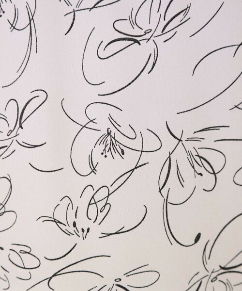 COUP DE CHANCE / クードシャンス シャツ・ブラウス | 【手洗い可／日本製／一枚着／ジャケットイン】花柄モックネックブラウス | 詳細8