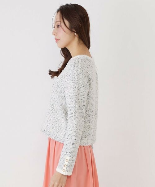 COUP DE CHANCE / クードシャンス ニット・セーター | 【洗える/セットアップ可】ツィード調ニットトップス | 詳細10