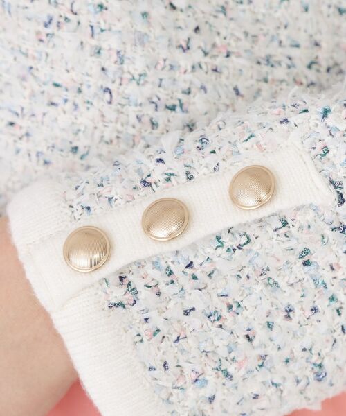 COUP DE CHANCE / クードシャンス ニット・セーター | 【洗える/セットアップ可】ツィード調ニットトップス | 詳細14