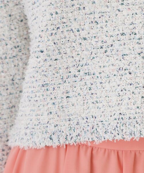 COUP DE CHANCE / クードシャンス ニット・セーター | 【洗える/セットアップ可】ツィード調ニットトップス | 詳細15