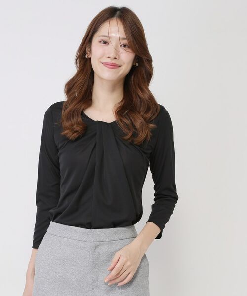 COUP DE CHANCE / クードシャンス カットソー | 【手洗い可/日本製/7分袖/ジャケットイン】しなやかな落ち感のカットソー | 詳細10