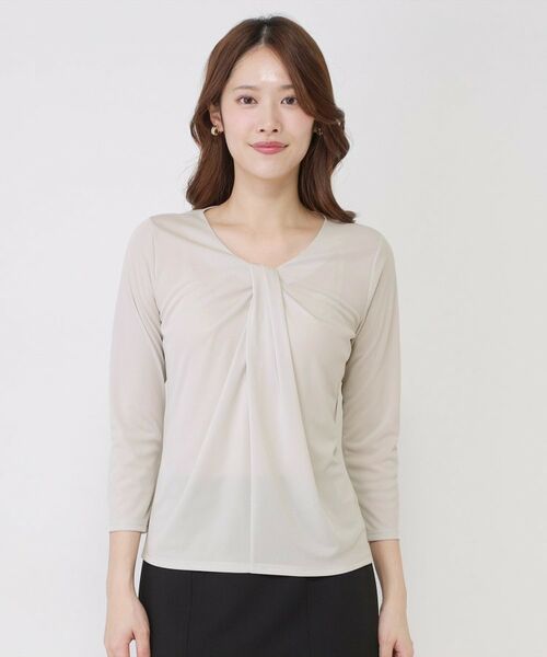 COUP DE CHANCE / クードシャンス カットソー | 【手洗い可/日本製/7分袖/ジャケットイン】しなやかな落ち感のカットソー | 詳細13