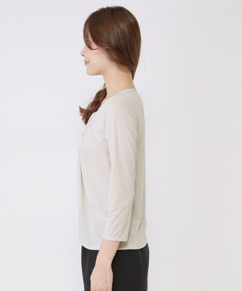 COUP DE CHANCE / クードシャンス カットソー | 【手洗い可/日本製/7分袖/ジャケットイン】しなやかな落ち感のカットソー | 詳細14
