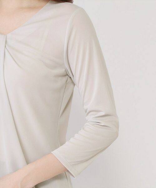 COUP DE CHANCE / クードシャンス カットソー | 【手洗い可/日本製/7分袖/ジャケットイン】しなやかな落ち感のカットソー | 詳細17